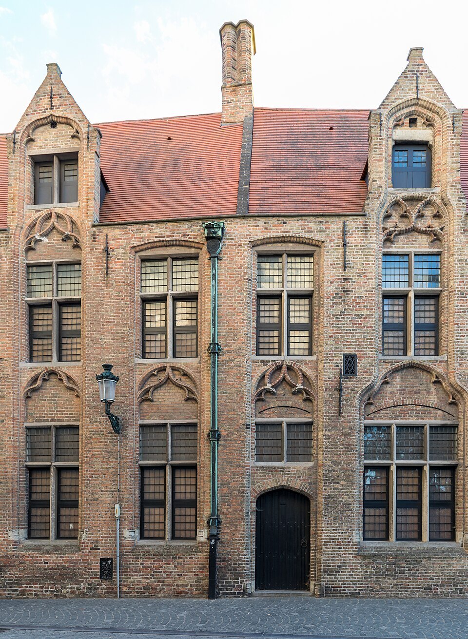 A brick building with stepped gables housing the archaeology museum