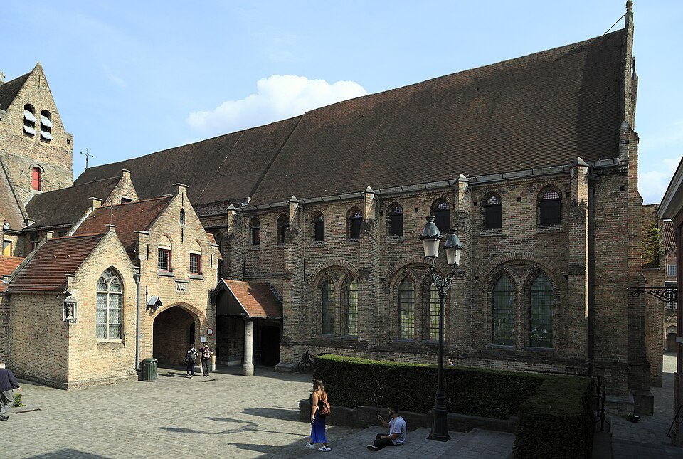 The medieval hospital buildings that house the Memling paintings